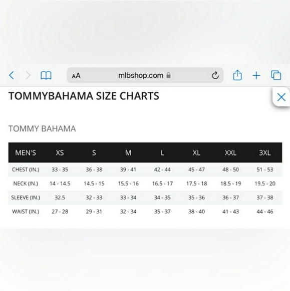 TOMMY BAHAMA MLB Blue Palm Print Polo Size Small.EUC! - Picture 6 of 9